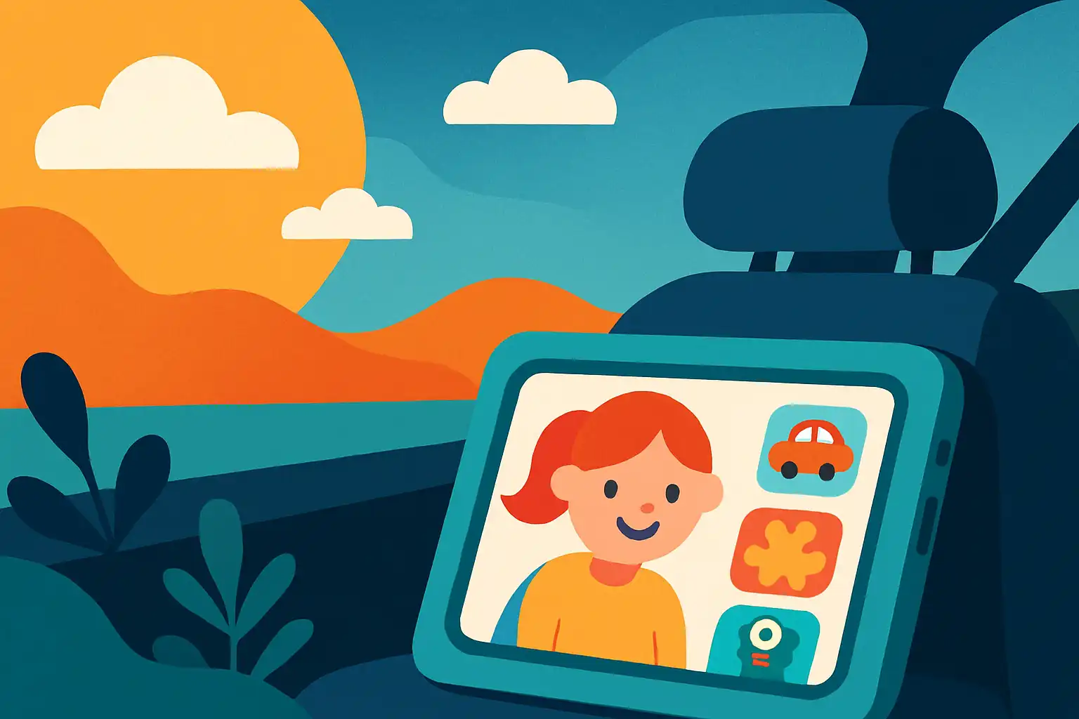 Offline speelplezier: de beste apps voor lange autoritten met de kindertablet