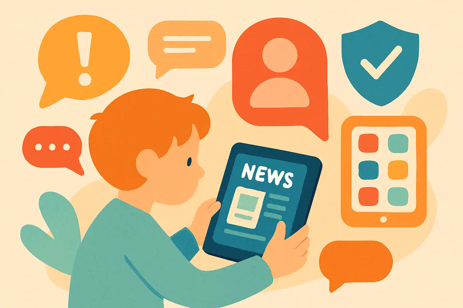 Zo bespreek je heftige nieuwsberichten met je kind via de kindertablet: veilige bronnen, apps en gesprekstips