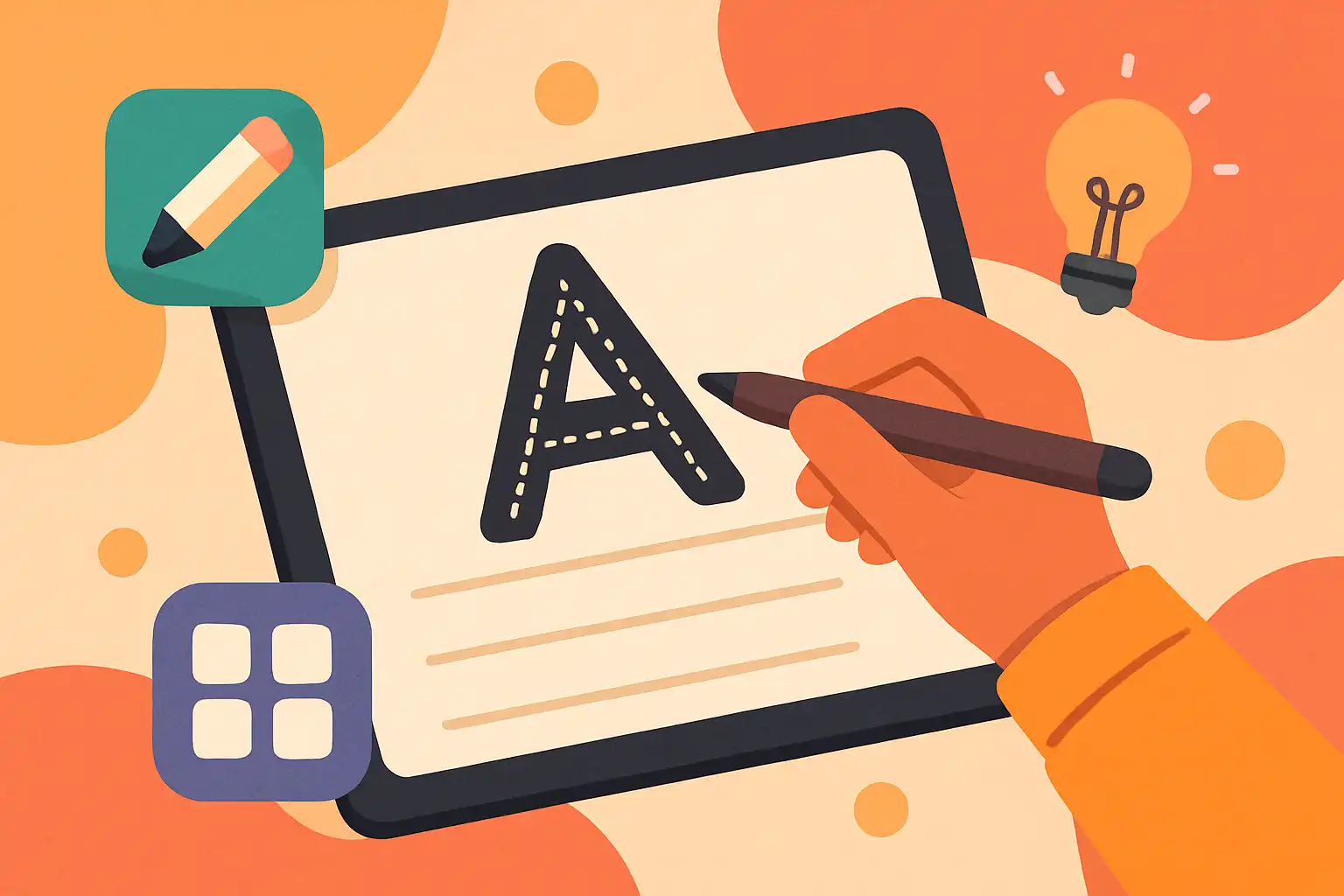 Zo leer je je kind schrijven met de tablet: apps, stylus-hacks en oefenroutines