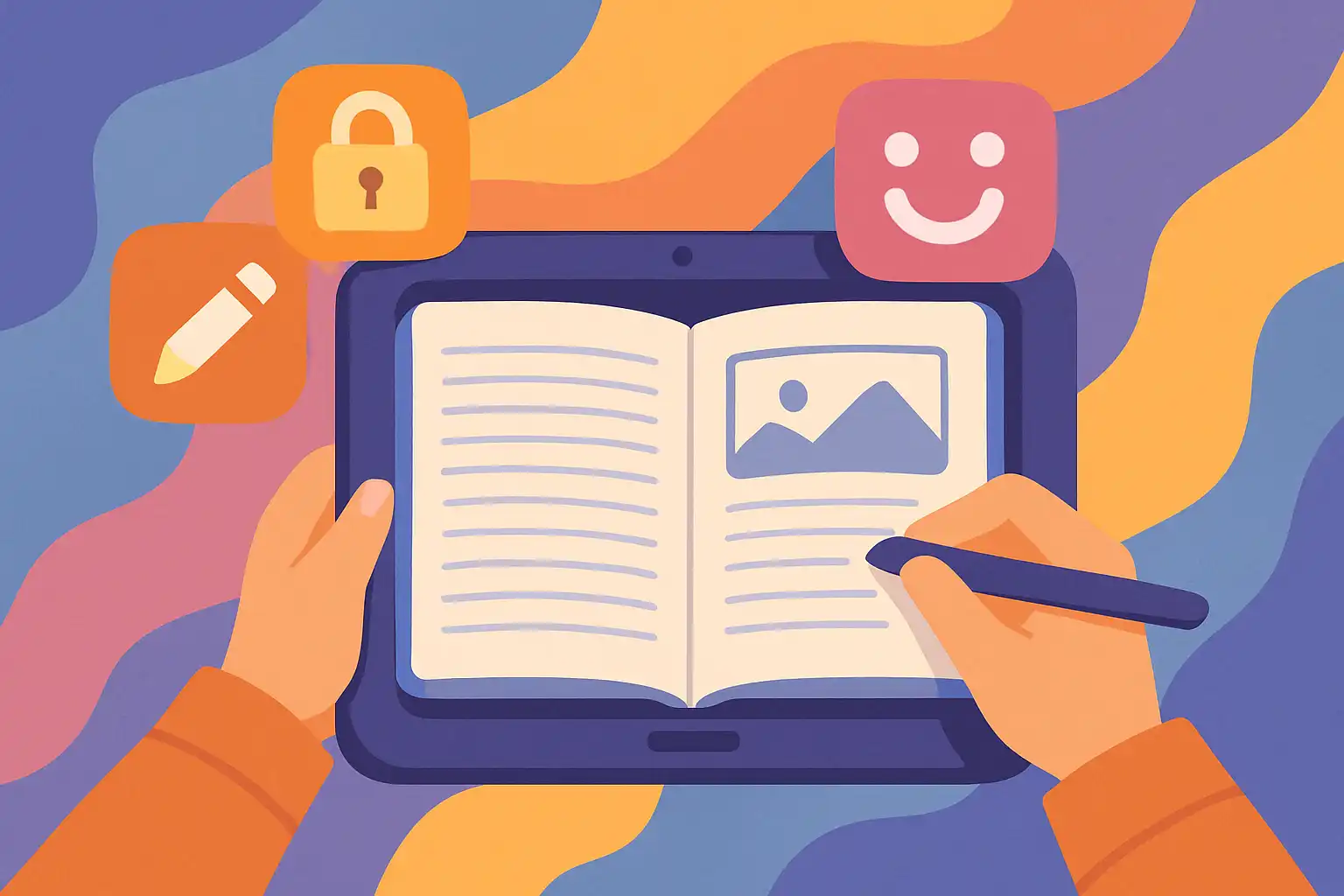 Zo start je een digitaal dagboek op de kindertablet: veilige apps en creatieve schrijftips