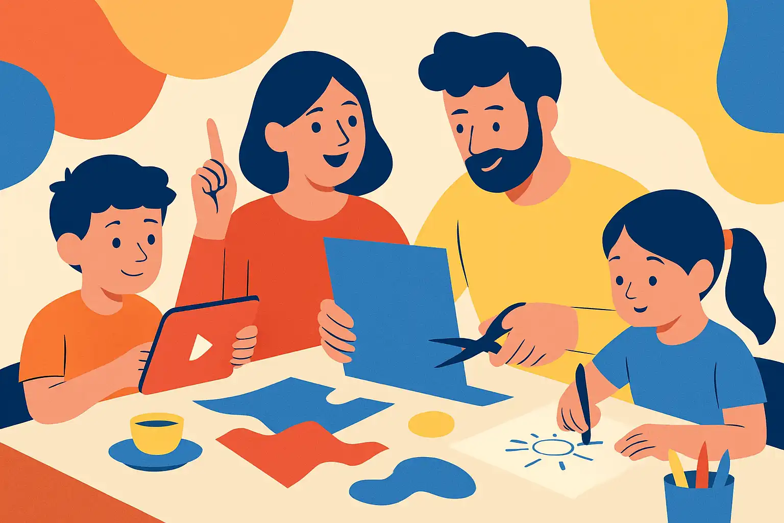 Zo verander je kijktijd in maaktijd: 10 creatieve tabletopdrachten voor het hele gezin