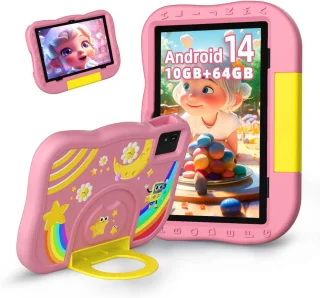 DailySupplies® Kindertablet Vanaf 3 Jaar - Tablet Kinderen - Kinderspeelgoed - Roze