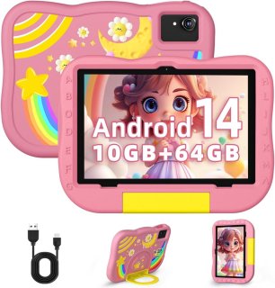 Wat vinden we goed aan de DailySupplies® Kindertablet Vanaf 3 Jaar - Tablet Kinderen - Kinderspeelgoed - Roze