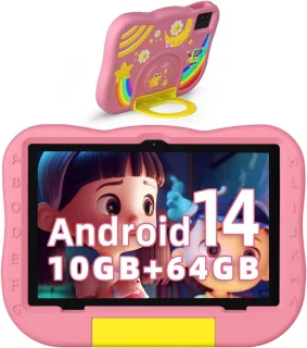 DailySupplies® Kindertablet Vanaf 3 Jaar - Tablet Kinderen - Kinderspeelgoed - Roze