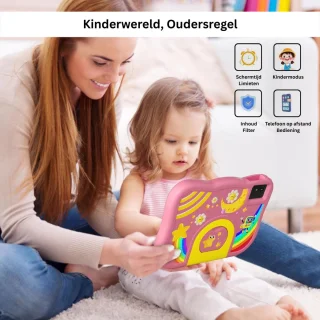 DailySupplies® Kindertablet Vanaf 3 Jaar - Tablet Kinderen - Kinderspeelgoed - Roze