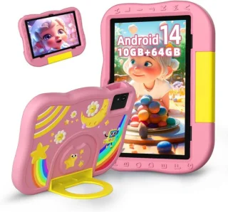 DailySupplies® Kindertablet Vanaf 3 Jaar - Tablet Kinderen - Kinderspeelgoed - Roze