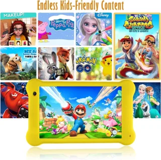 Kindertablet - 7 Inch - Tablet - 2GB RAM - 32GB ROM - Quad Core - Kinderbeveiling - IPS FHD Display - Android 11
