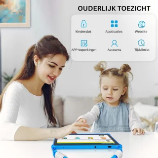 Kindertablet Vanaf 3 Jaar - Tablet Kinderen - Kinderspeelgoed - Blauw
