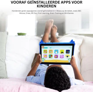 Kindertablet Vanaf 3 Jaar - Tablet Kinderen - Kinderspeelgoed - Blauw