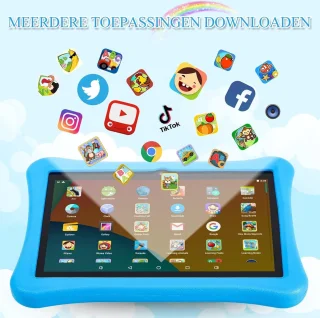 Kindertablet - Tablet voor Kinderen - 10 Inch - Ouderlijk Toezicht - 64GB Opslag