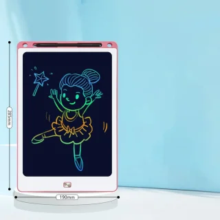 Tekentablet - Uitwisbaar tekenbord voor kinderen - Leren tekenen - Roze schrijfbord- LCD Wisbord - Educatief speelgoed - Jongen / Meisje - Kinderspeelgoed - 3 jaar / 4 jaar / 5 jaar / 6 jaar / 7 jaar / 8 jaar