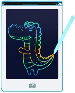 Tekentablet - Uitwisbaar tekenbord voor kinderen - Leren tekenen - Blauw schrijfbord- LCD Wisbord - Educatief speelgoed - Jongen / Meisje - Kinderspeelgoed - 3 jaar / 4 jaar / 5 jaar / 6 jaar / 7 jaar / 8 jaar