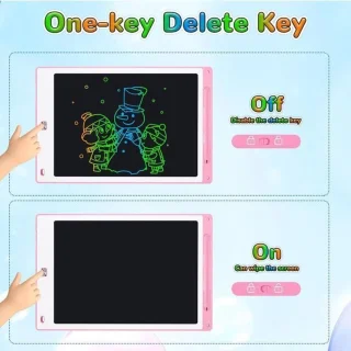 Tekentablet - Uitwisbaar tekenbord voor kinderen - Leren tekenen - Blauw schrijfbord- LCD Wisbord - Educatief speelgoed - Jongen / Meisje - Kinderspeelgoed - 3 jaar / 4 jaar / 5 jaar / 6 jaar / 7 jaar / 8 jaar