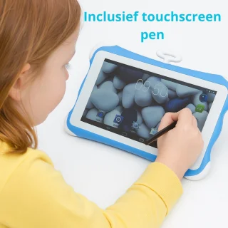 GrabAndGo Kindertablet - 256 GB Opslag - 12 GB RAM - Vanaf 3 Jaar - Ouderlijk Toezicht - Blauw