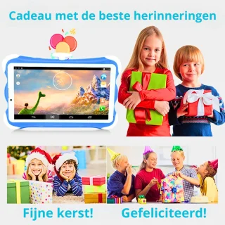 GrabAndGo Kindertablet - 256 GB Opslag - 12 GB RAM - Vanaf 3 Jaar - Ouderlijk Toezicht - Blauw