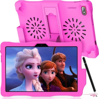 Kindertablet - 10.1 Inch - Tablet - Android 12 - 3GB RAM - 32GB ROM - 5MP Camera - Met Hoes en Pen