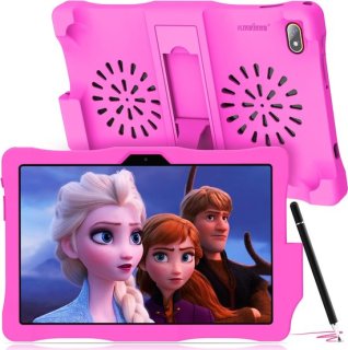 Kindertablet - 10.1 Inch - Tablet - Android 12 - 3GB RAM - 32GB ROM - 5MP Camera - Met Hoes en Pen review