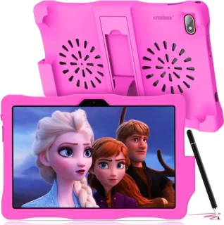 Kindertablet - 10.1 Inch - Tablet - Android 12 - 3GB RAM - 32GB ROM - 5MP Camera - Met Hoes en Pen