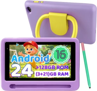 Android 16 kindertablet - 7 inch kinder tablet - 128GB ROM