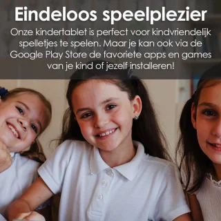 AngelTech Kinderpakket XL - Kindertablet XL + Kinderkoptelefoon Roze