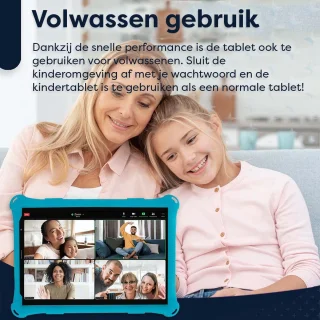 AngelTech Kindertablet PRO MAX 8 Inch Blauw