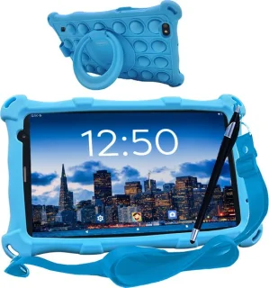 AngelTech Kindertablet PRO MAX 8 Inch Blauw