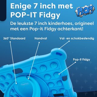 AngelTech Kindertablet Slim 7 Inch 3+4GB 32+64GB Blauw