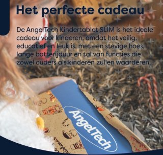 AngelTech Kindertablet Slim 7 Inch 3+4GB 32+64GB Blauw