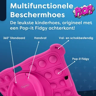 AngelTech Kindertablet XL 10 Inch 3+4GB RAM 32+64GB Roze