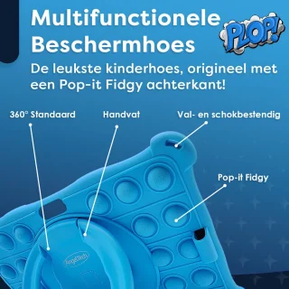 AngelTech Kindertablet XL 10 inch Blauw