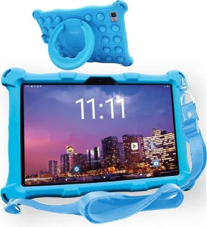 AngelTech Kindertablet XL PRO II 10 inch Blauw 64+128GB