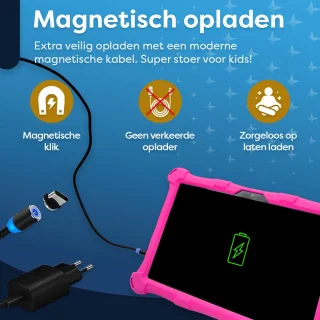 AngelTech Kindertablet XL PRO II 10 inch Roze