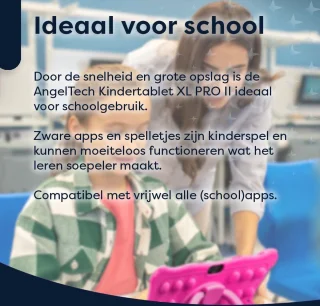 AngelTech Kindertablet XL PRO II 10 inch Roze