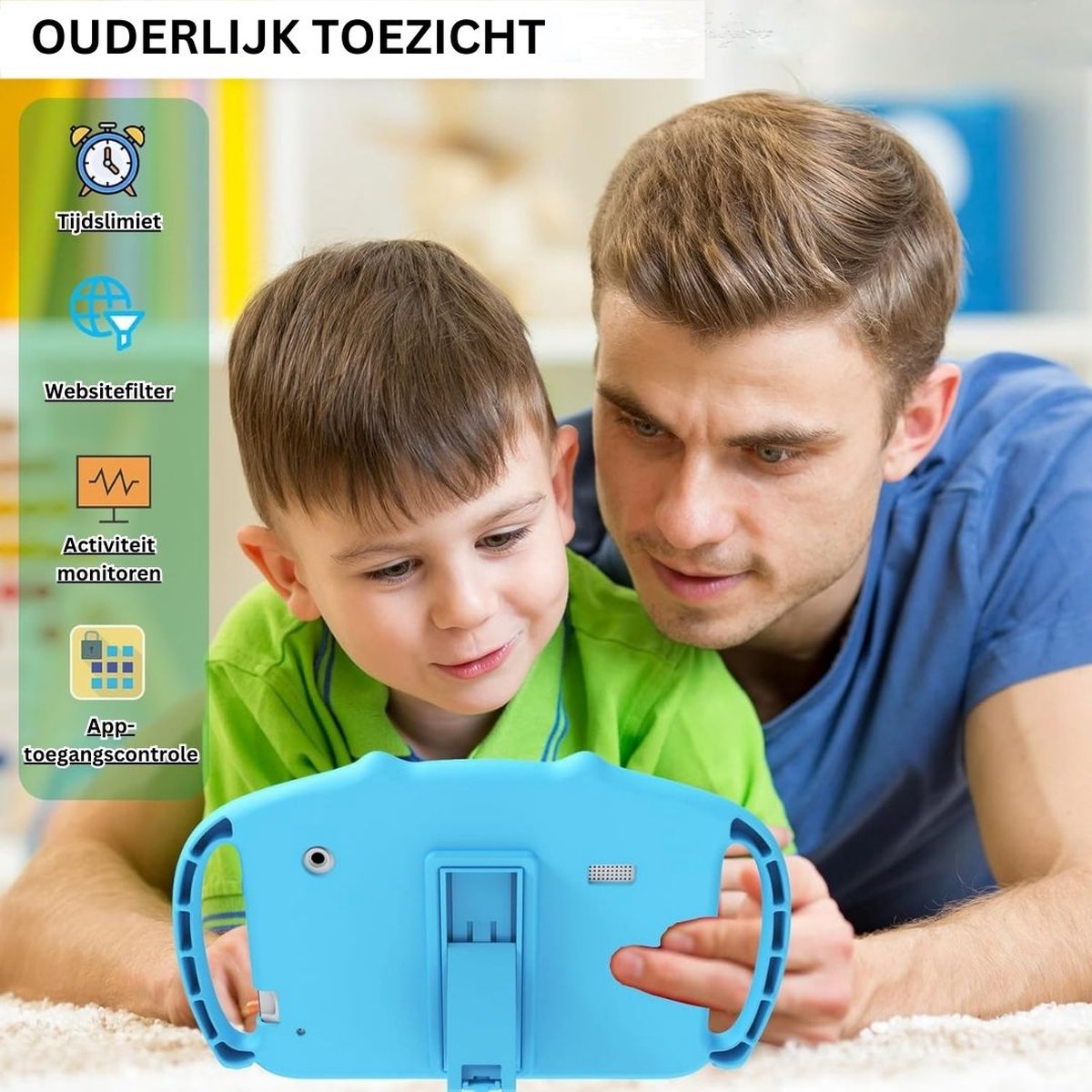 ApexArte Kindertablet Blauw 3+