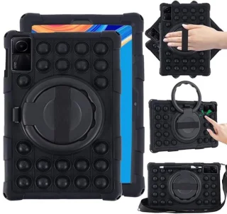ATouch Tab 10 Pro Combipakket - Kindertablet en Kinderkoptelefoon Obsidian