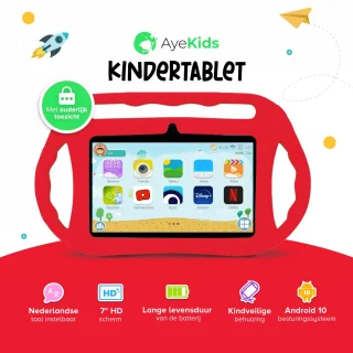 AyeKids Kindertablet 32GB Rood