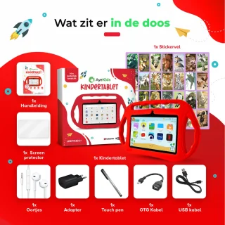 AyeKids Kindertablet 32GB Rood