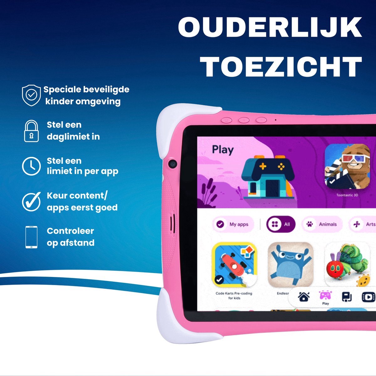Balou ChildTab XL 10.1 inch Kindertablet 128GB 4GB RAM Bluetooth