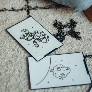 BEAU by Bo Kidywolf Kidydraw Mini Tekenboek Oceanen en Piraten + Refill Galaxy en Dinosaurussen