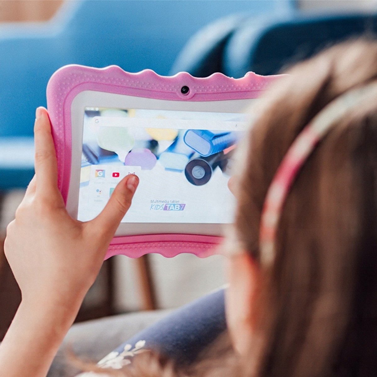 Bedee kindertablet 7 inch roze 32GB Wi-Fi Bluetooth