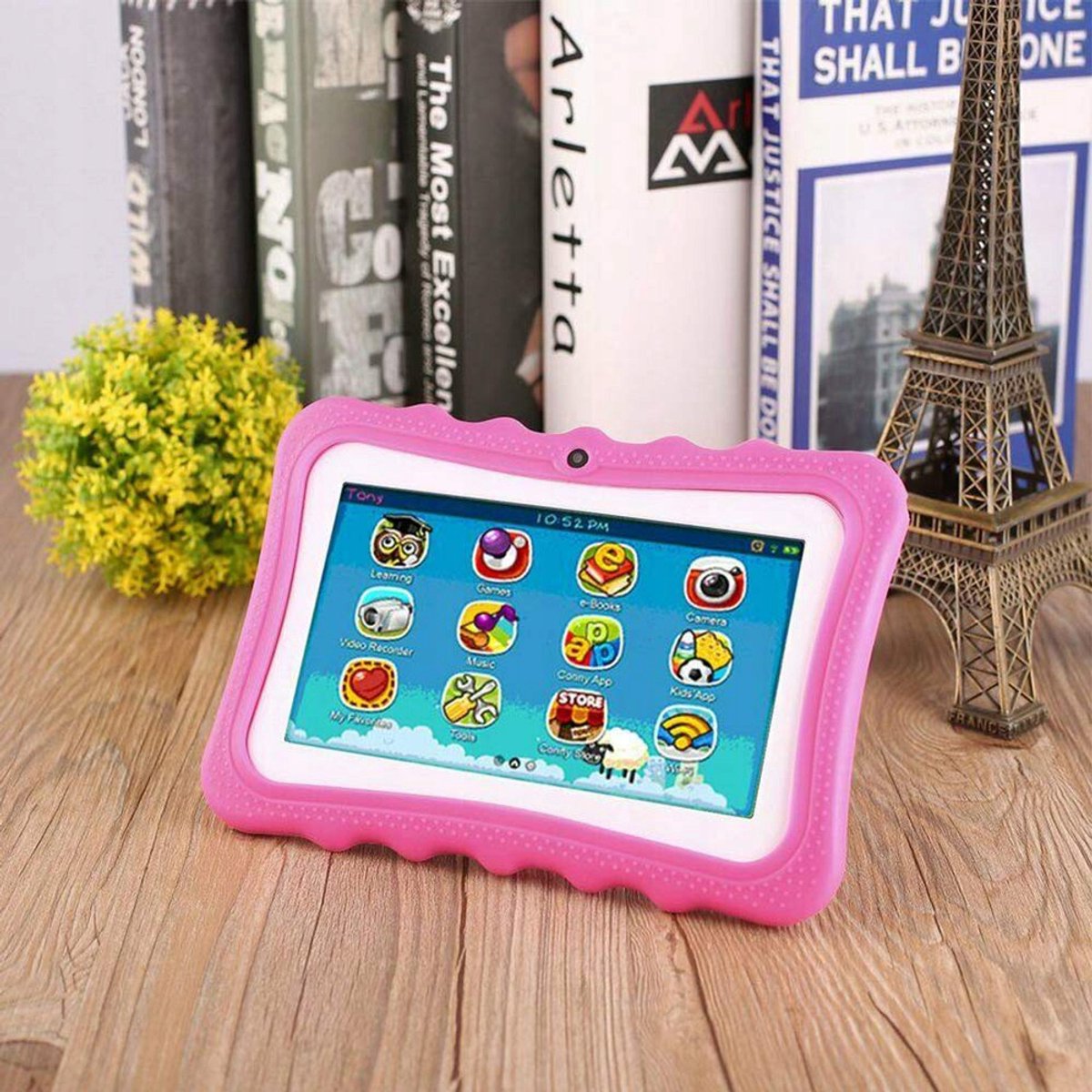 Bedee kindertablet 7 inch roze 32GB Wi-Fi Bluetooth