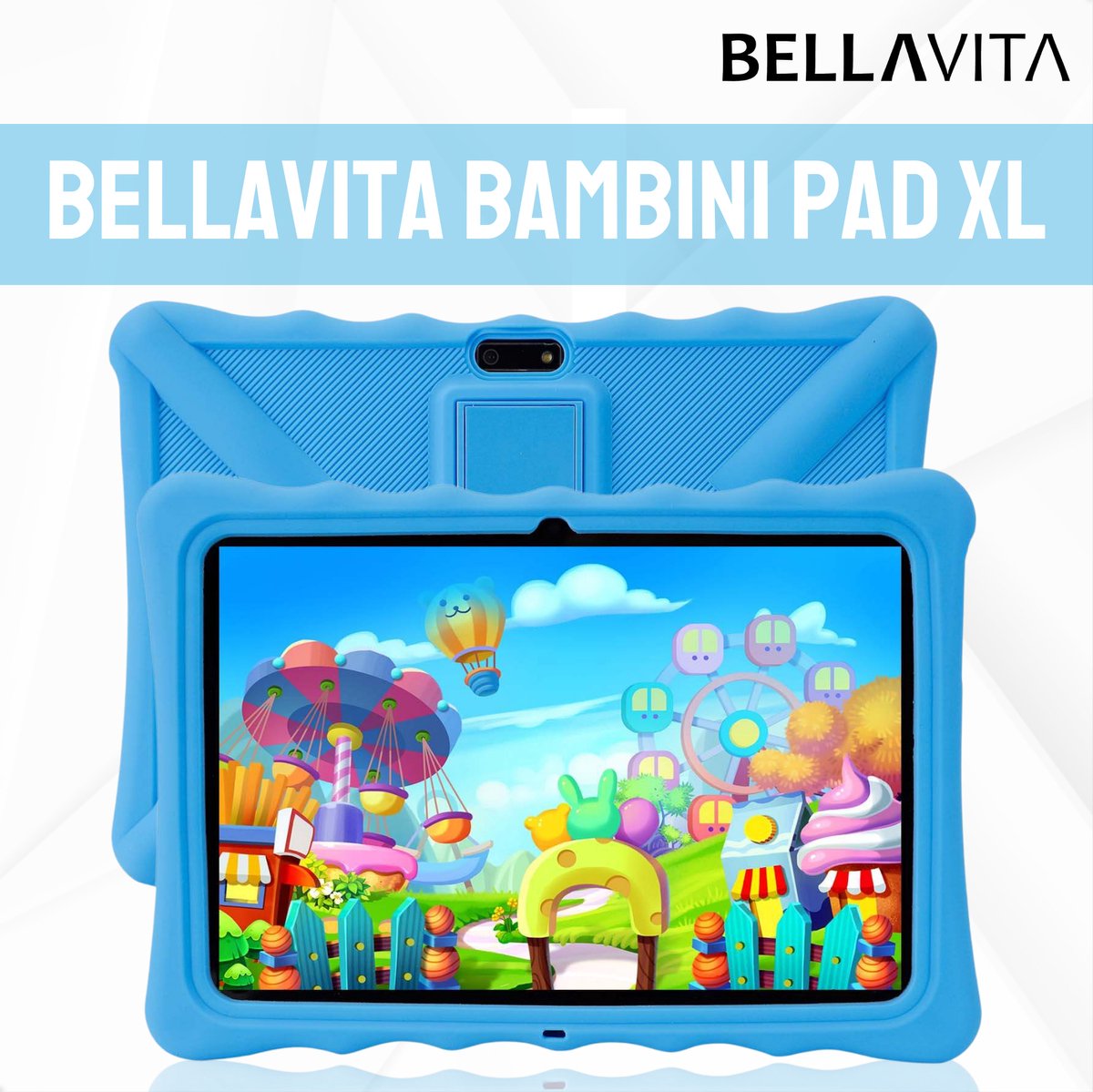 BELLAVITA Bambini Pad XL 10.1 inch Blauw Kinder Tablet