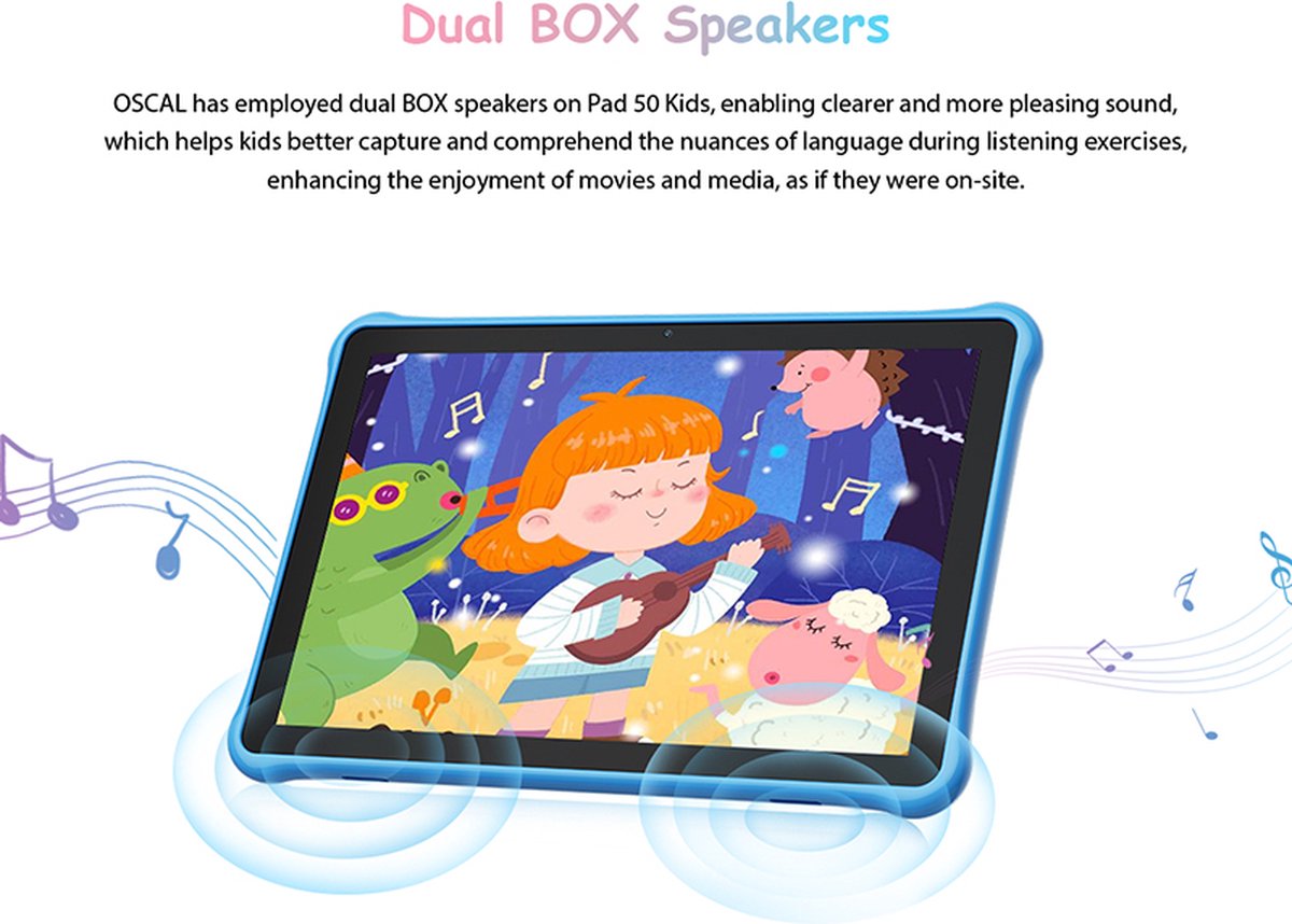 Blackview Oscal Pad 50 Kindertablet 10.1" Blauw
