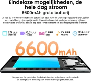 Blackview Tab 20 Kids - Kindertablet