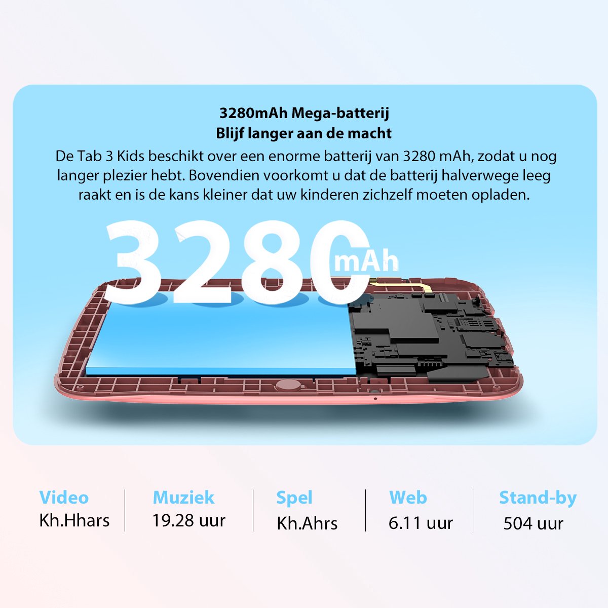 Blackview Tab 3 Kids 7 inch 62GB Roze