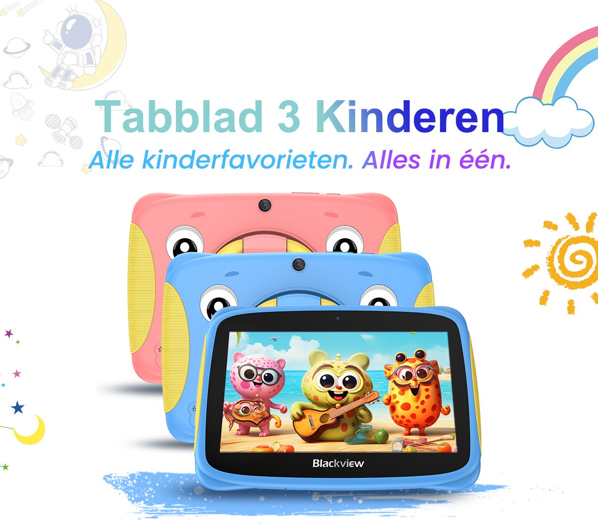 Blackview Tab 3 Kids Tablet 7 inch 62GB Blauw