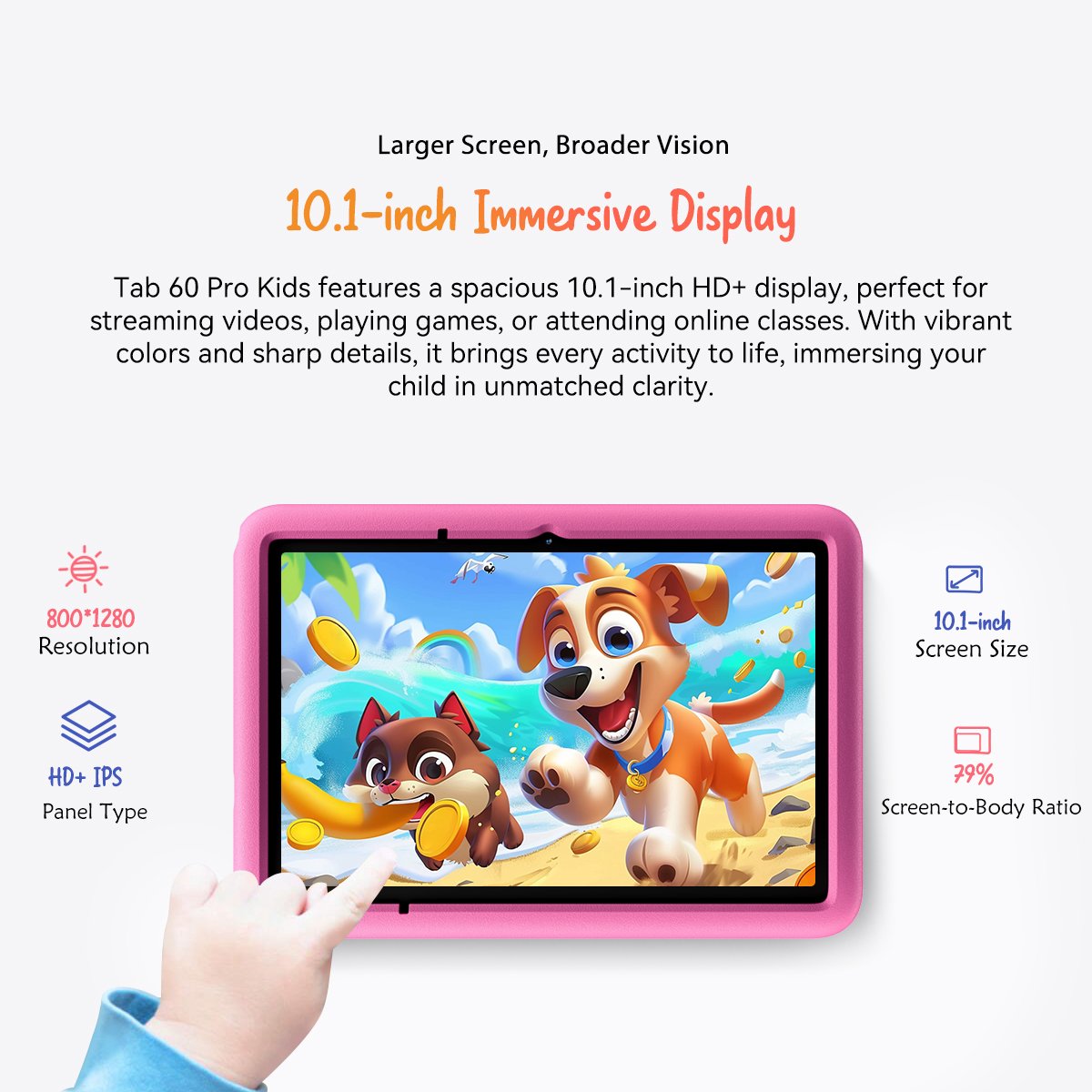Blackview Tab 60 Pro Kids 10.1 inch 4G LTE 128GB Blauw
