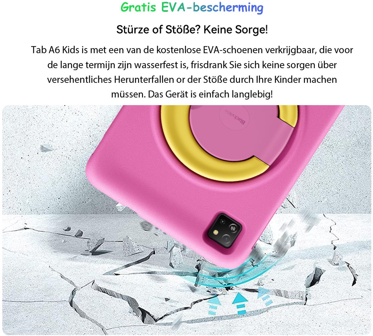 Blackview Tab A6 Kids 10.1 inch Tablet Roze