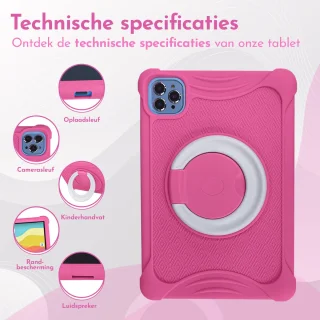 Bon Bon Electronics 10.1 Inch Kindertablet Deluxe Roze