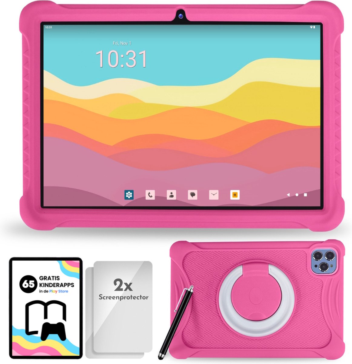 Bon Bon Electronics 10.1 Inch Kindertablet Deluxe Roze